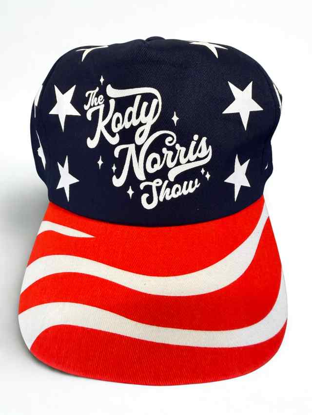 Stars and Stripes Hat with White logo