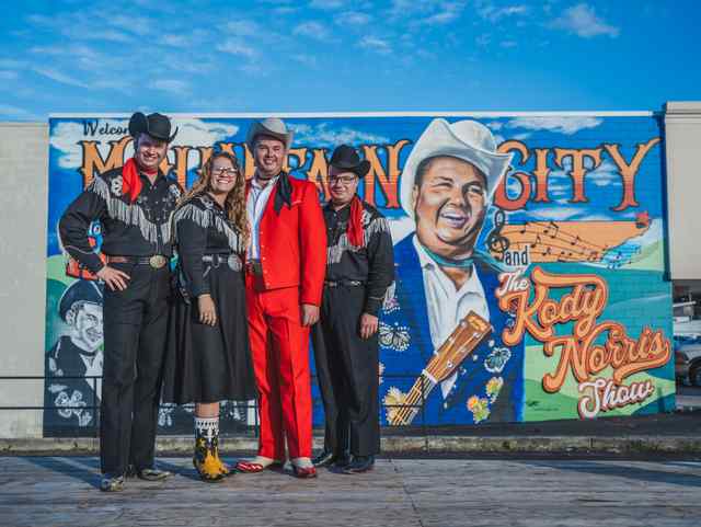 Official Mural Unveiling Of The Kody Norris Show In Mountain City Draws Fans From Around The World