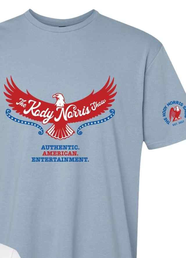 The Kody Norris Show Eagle Tee (Slate Blue)