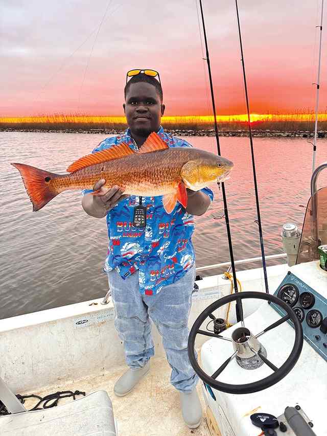 Donneville Prescott Sabine Pass - 27" redfish