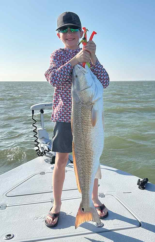 Kade Karlen Baffin Bay - 43" 25 lb redfish