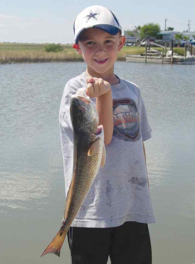 Matthew Schindler first keeper redfish!