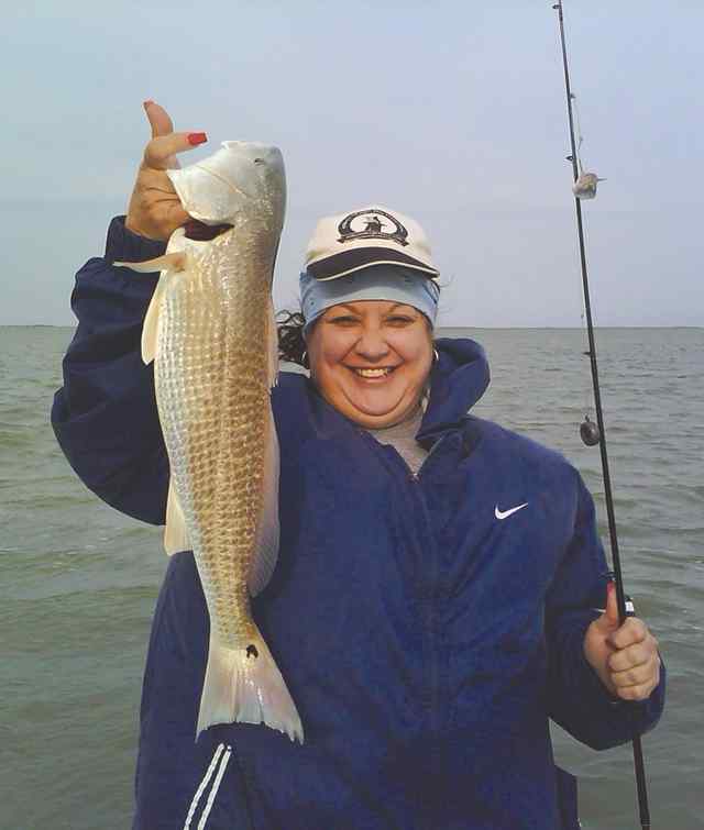 Connie Chamberlain Port Mansfieldfirst red!