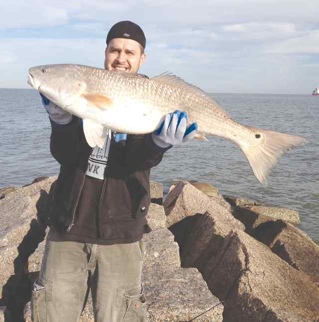 Israel Diaz Texas City Dike34&quot; redfish