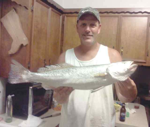 Bobby McCoy Drum Bay8lb personal best trout!