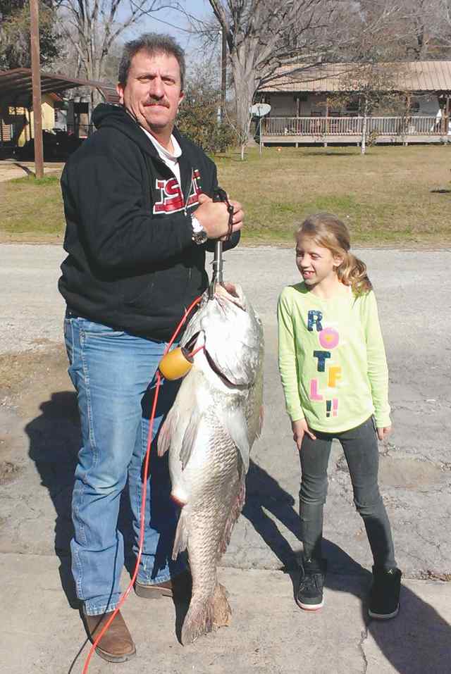 Lee Cockrell Port Lavaca44 lb black drum