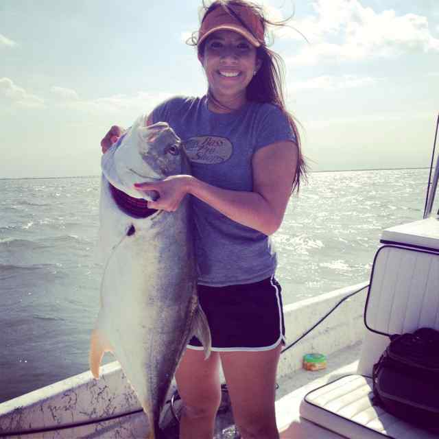 Crystal Garza Texas City38&quot; jack crevalle
