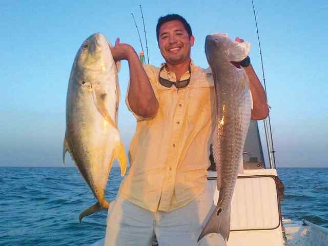 Roy Perez Texas City70 lb jack crevalle &amp; 35&quot; redfish