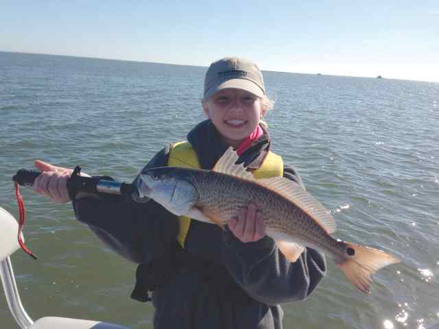 Keelyn Ritchie personal best redfish!