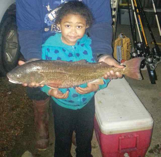 Mckenzie Mouton Brazos River, Freeport26&quot; redfish