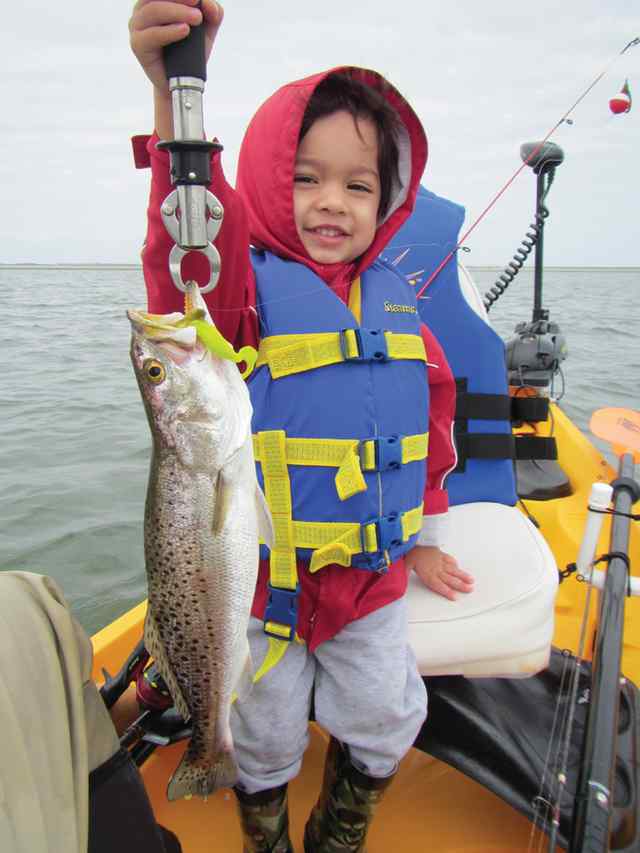 Ethan Okruhlik Galvestonfirst keeper trout! CPR