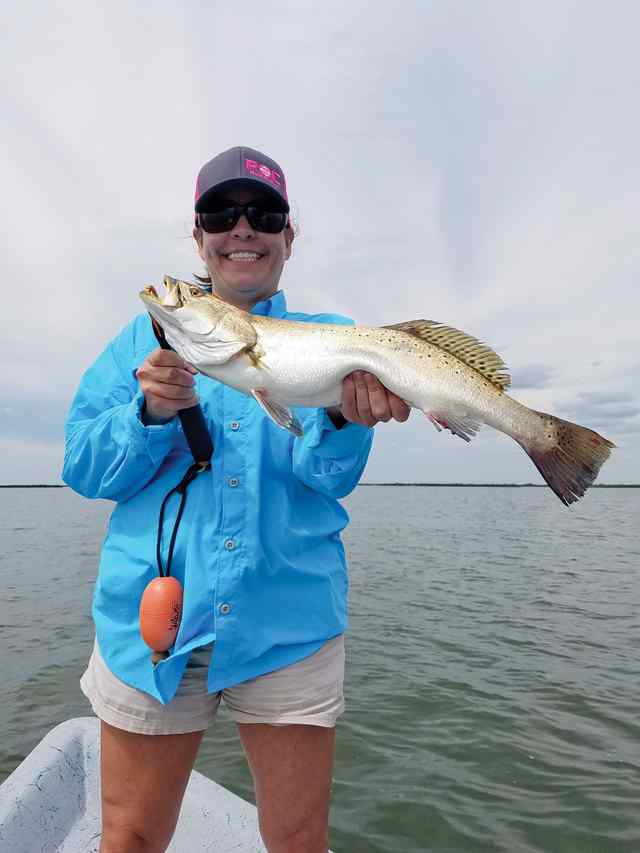 Amy Olson Seadrift - 25" trout
