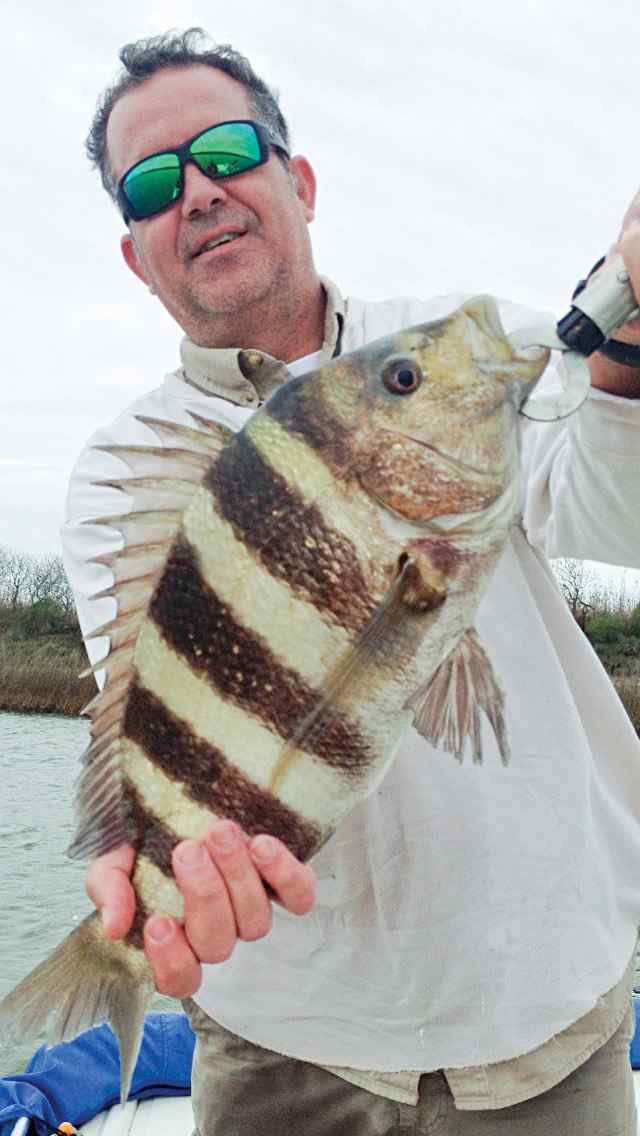 Jim Smiley Oyster Lake, off the Intercoastal, by Galveston Bay - sheepshead