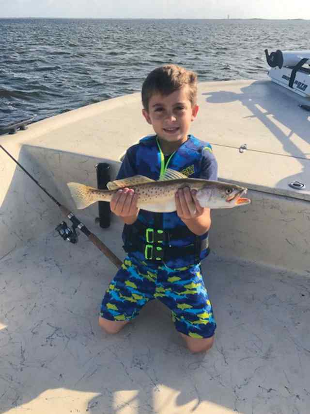 Brant Garner Padre Island, Upper Laguna Madre - 17" trout