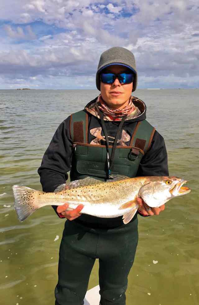 Luis R. Guzman II Port Mansfield - 25" speckled trout