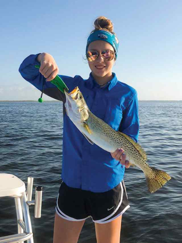 Kylee Teague Flour Bluff - 24" trout