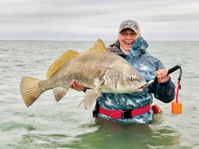 Chelsea Meeker Port O'Connor - 42" black drum CPR