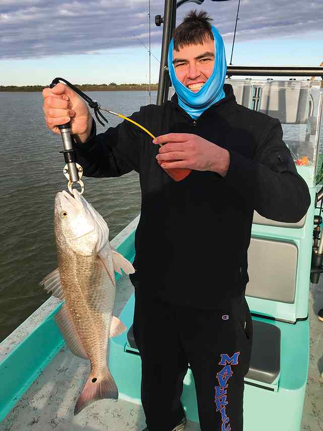 Robert Gleason Port Mansfield (West Bay) - 9 lb redfish