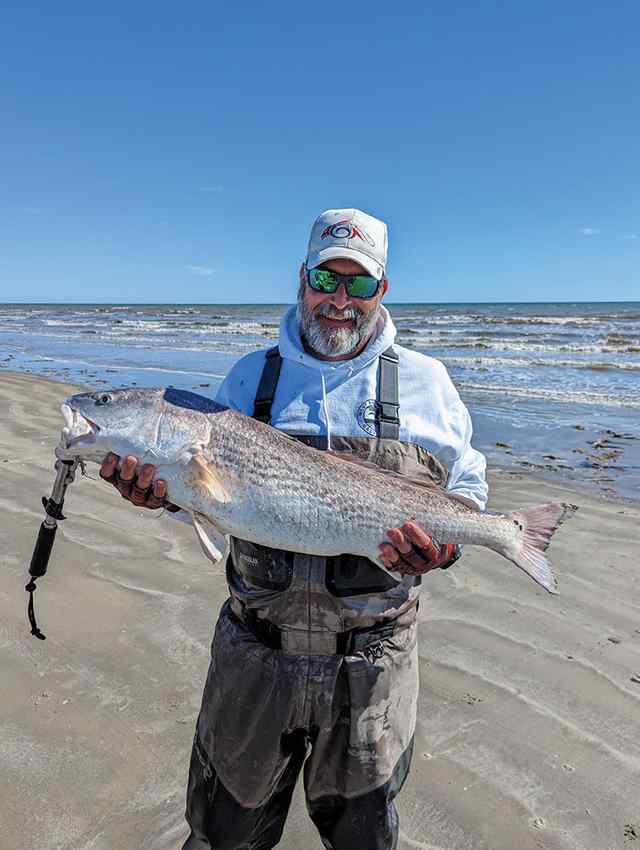 Mike Gartner Galveston Beach - 37" 23 lb personal best red!