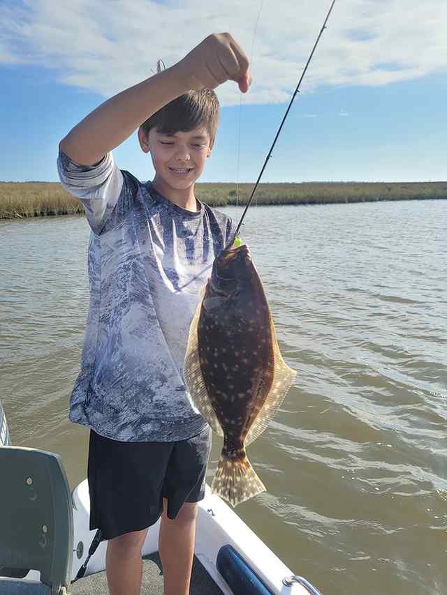 Tristan Souza Keith Lake, Sabine Pass - flounder
