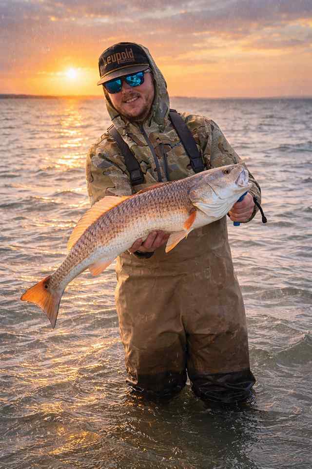 Cody Moye POC - 30" redfish, caught while wade fishing