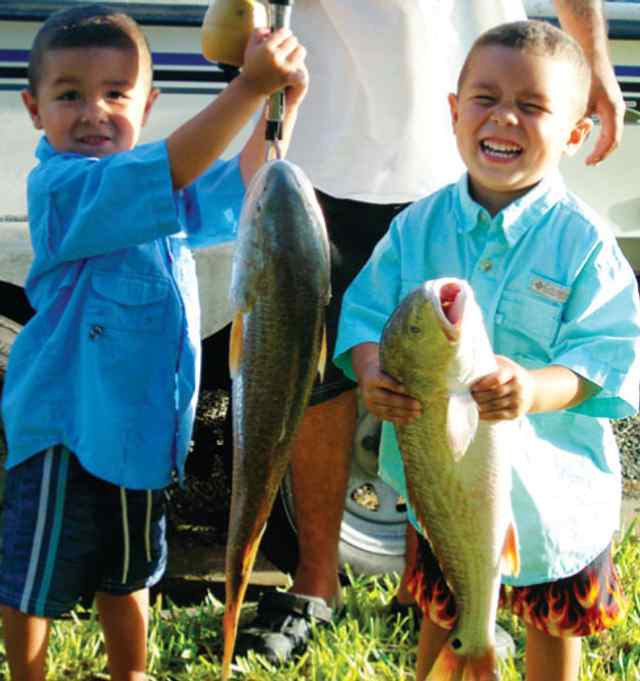 Andy & Anthony Luis back bay reds
