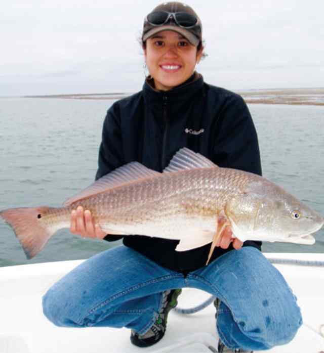 Blanca Rodriguez Aransas Pass
28.5" redfish