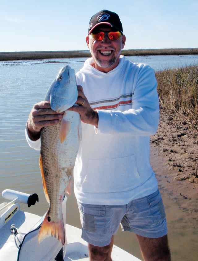 Dana Weidemann San Bernard River
30" redfish