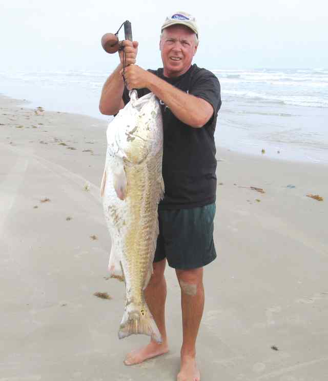 Tom Chrobocinski Bob Hall Pier45&quot; redfish