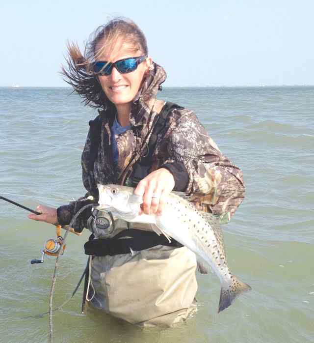 Andrea Hazley Copano Bay19&quot; trout