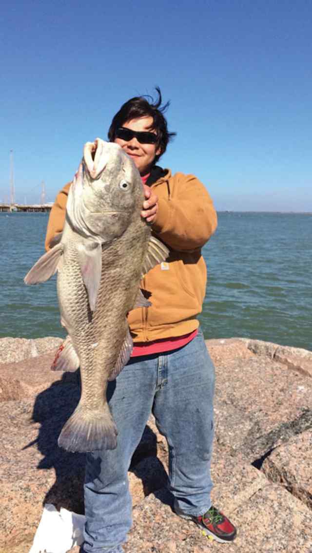 Jacob Chapoose Port Aransas44&quot; black drum