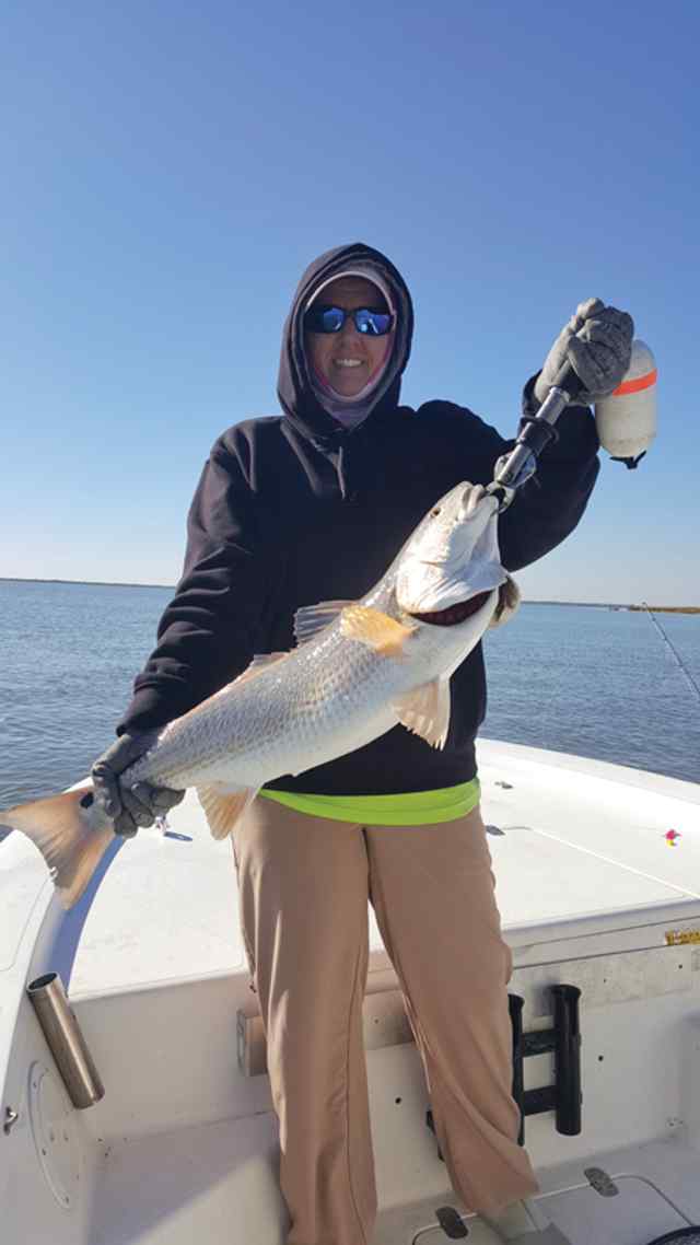 Karisa Fuller Galveston Bay28&quot; redfish