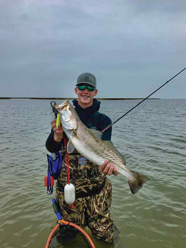 Rhett Bynum East Matagorda Bay - 8 lb trout CPR