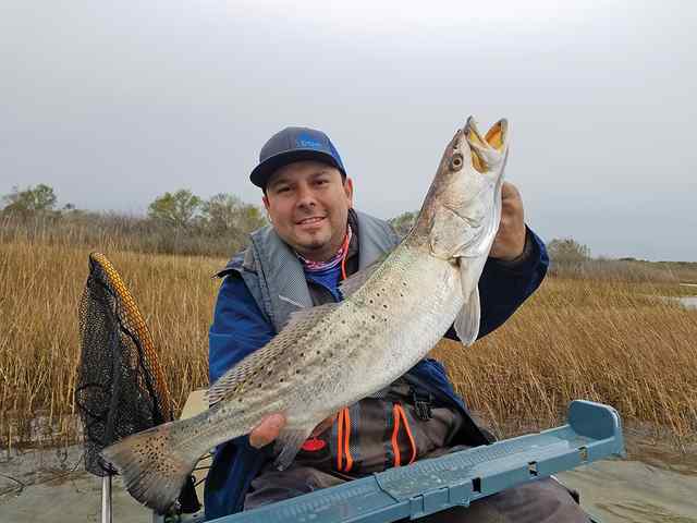 Andres Martinez West Galveston Bay - 27" trout