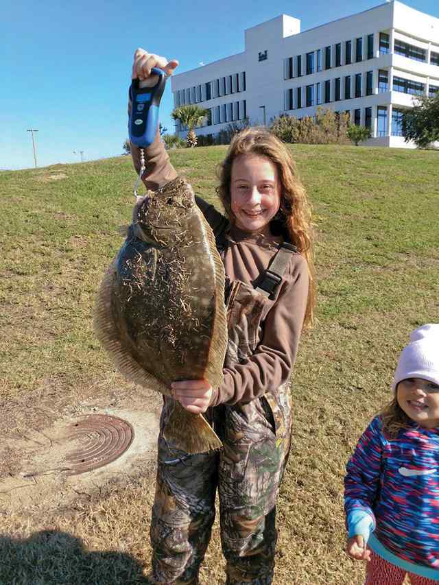 Morgan Sellers 7.22 lb flounder