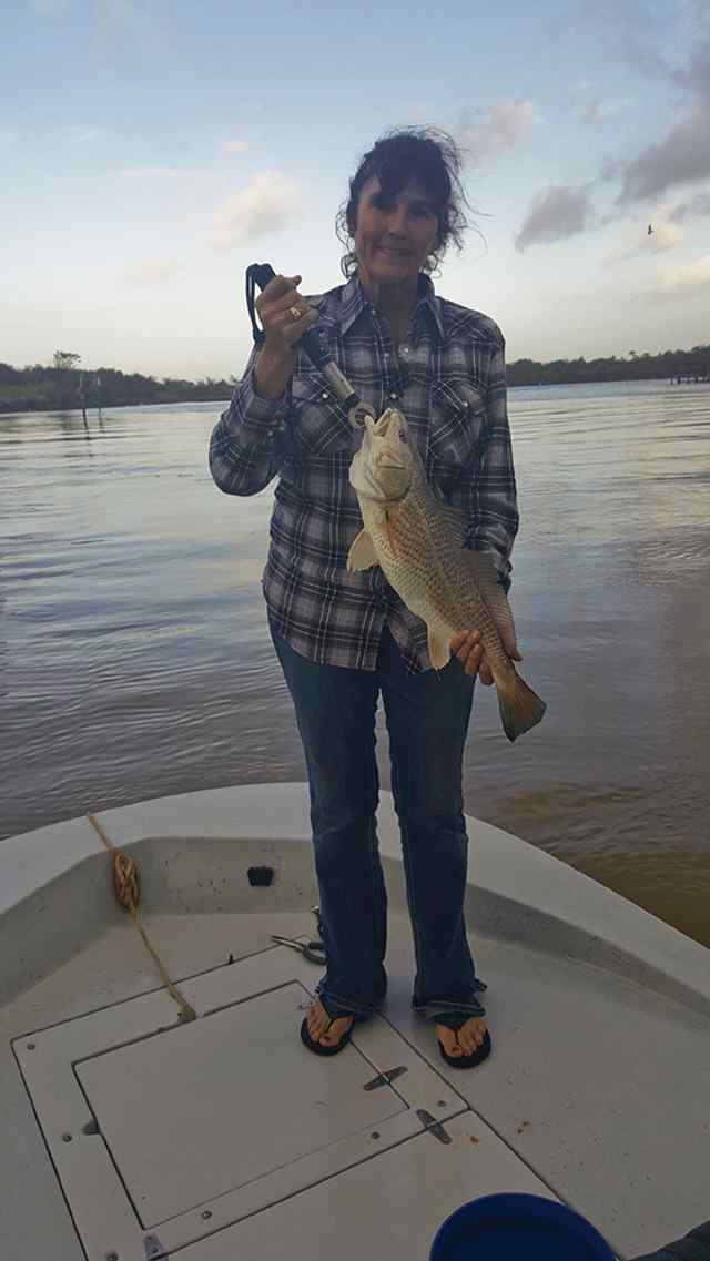 Rhonda Welch Matagorda - first keeper red