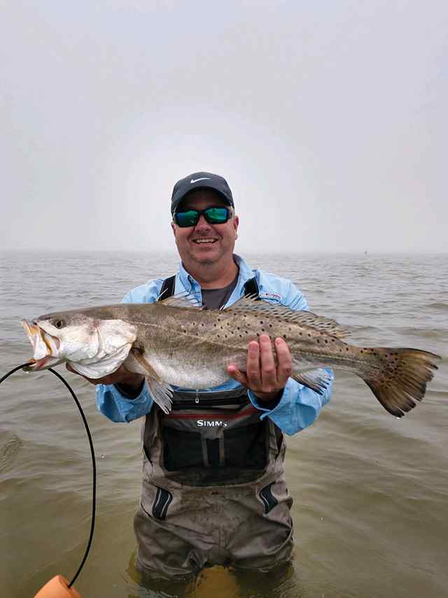 Brian DeCure East Matagorda - 28" 7.75 lb trout CPR
