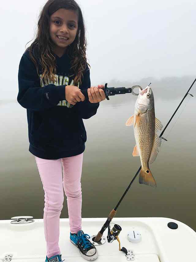 Rebecca Rice East Matagorda - first redfish!