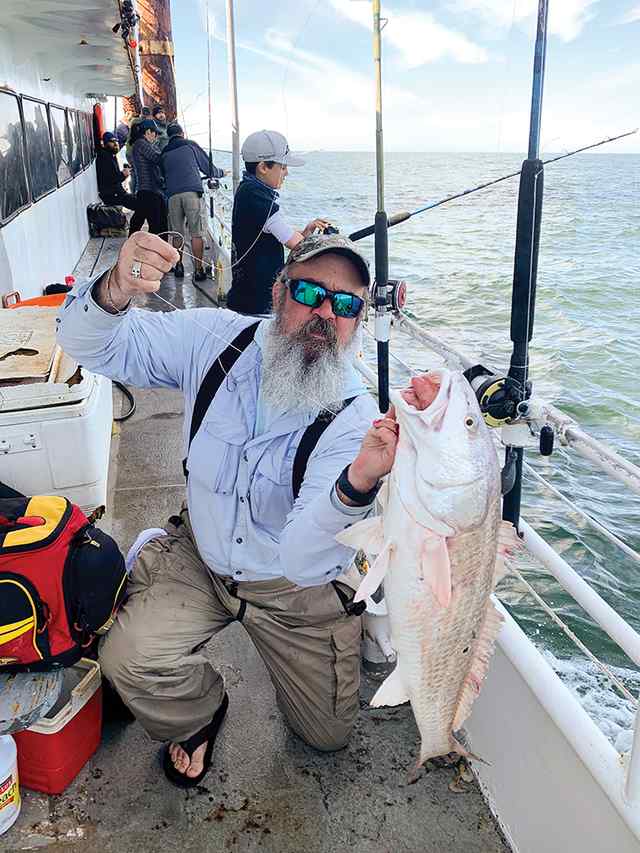 John Hall Port Aransas (offshore) - 40" redfish