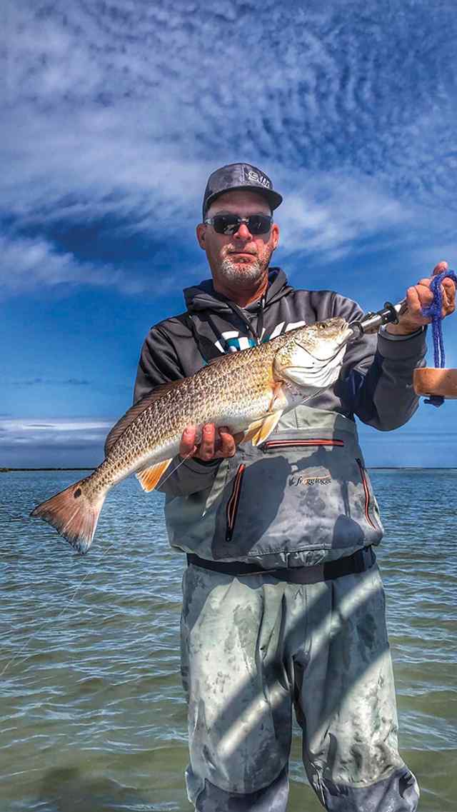 Troy Tait POC back lakes - 27" 8lb redfish