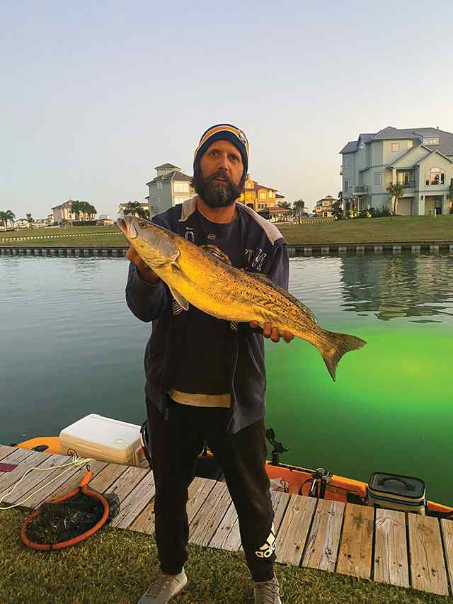 David Wittman West Galveston Bay - 28" trout CPR