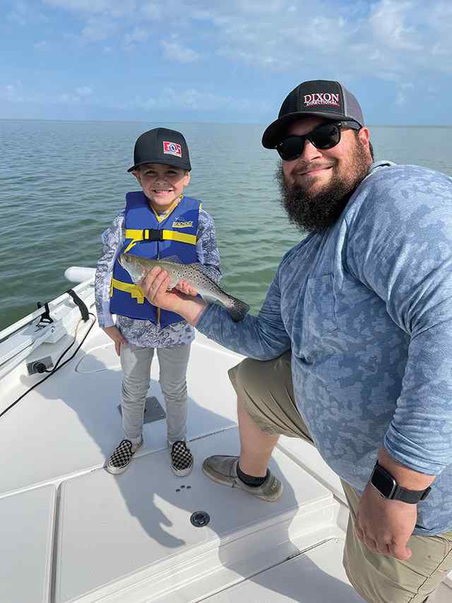 Ellis Halverson East Matagorda Bay - first trout!