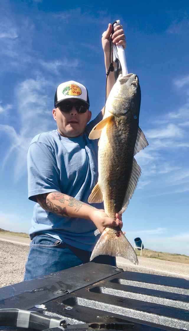 Nicholas Solis IV Texas City Dike - redfish