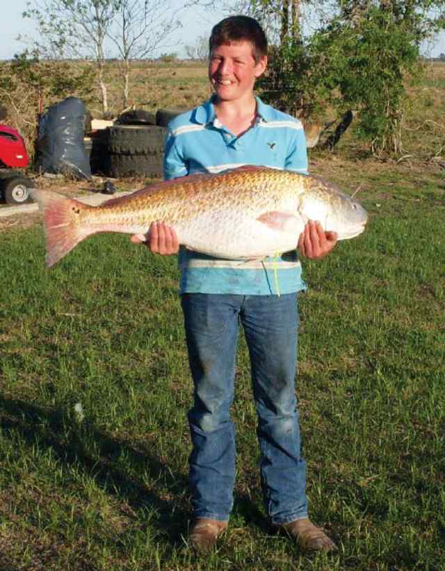Coltin Mercer Port O'Connor jetties
39" 29.5 lb redfish