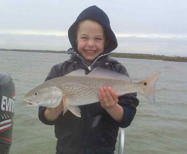 Owen Cartwright Port O'Connor20.5&quot; first slot redfish!