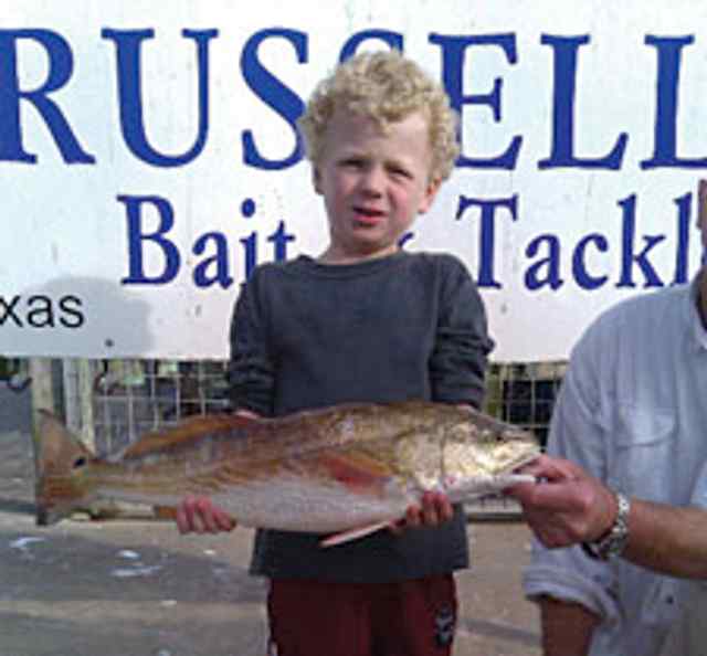 Wyatt Drews East Matagorda Bay24.5&quot; first redfish!