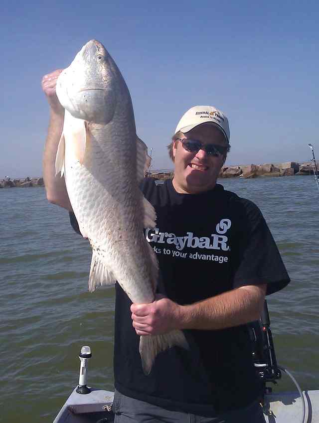 Daniel Barker Port Bolivar20lb redfish