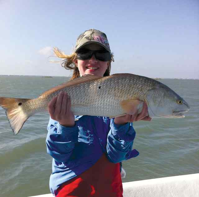 Caroline Burkett Aransas Pass26&quot; first keeper red!