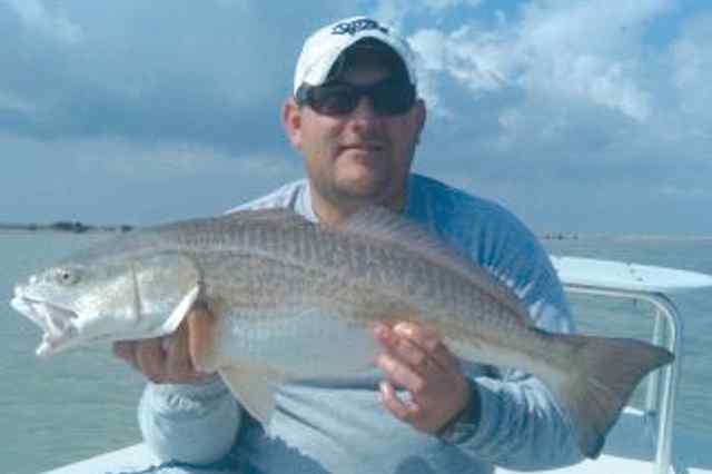 Carlos Garza Lower Laguna Madre30&quot; red CPR