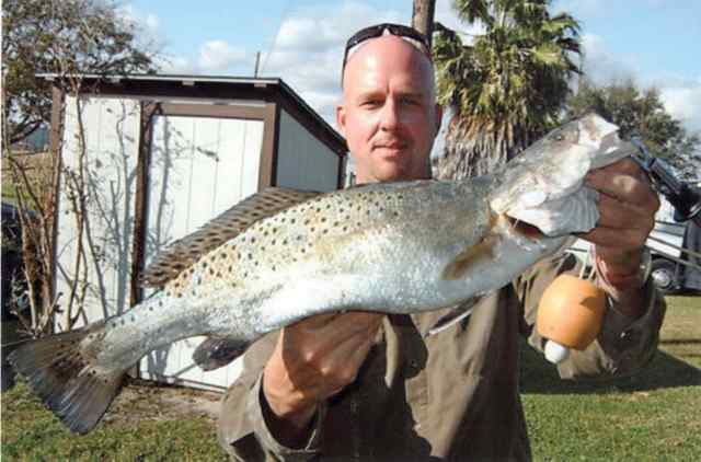 Steve Koziol Matagorda Bay5.5lb 25&quot; trout